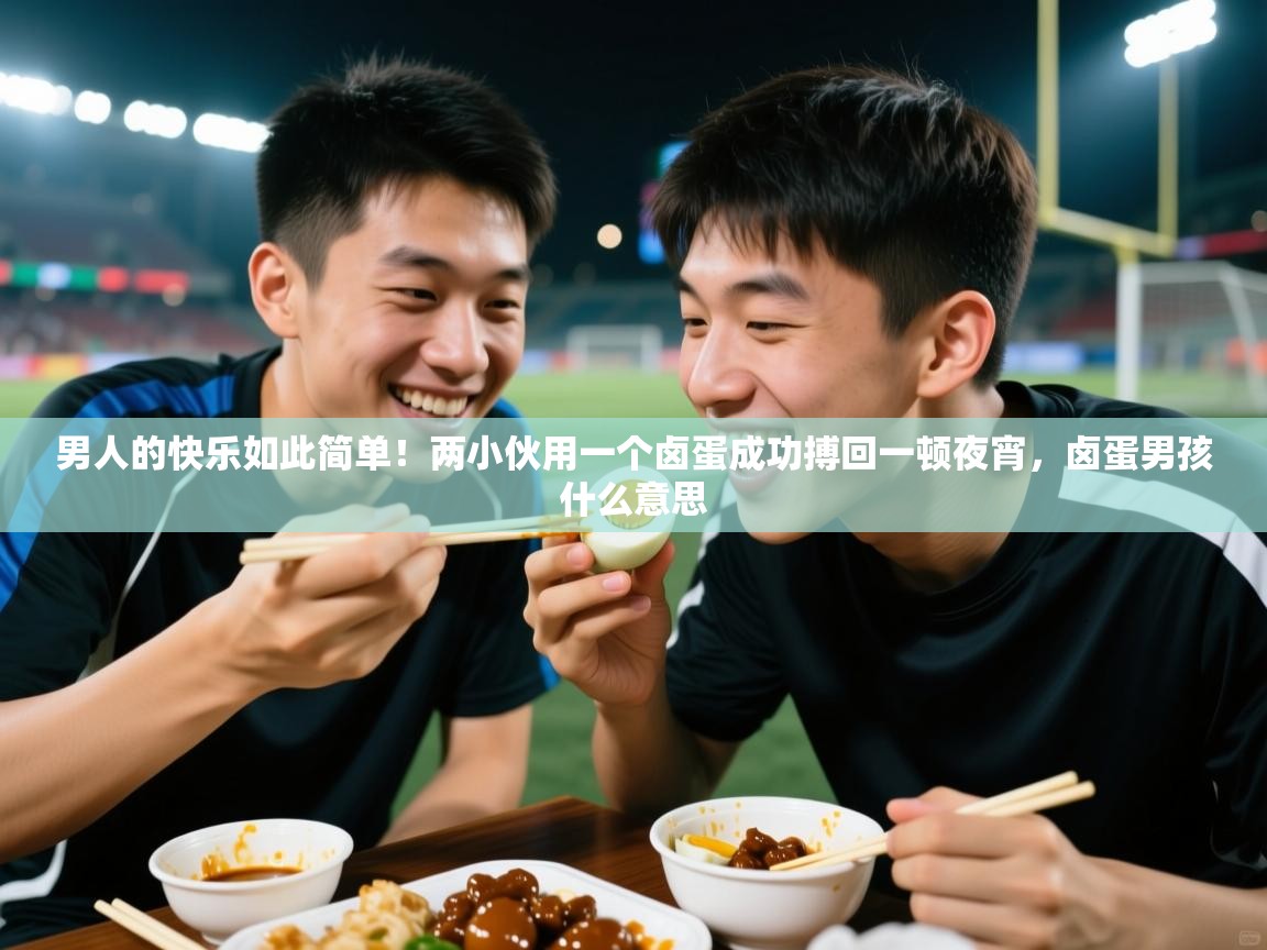2025九游电子娱乐网站男人的快乐如此简单！两小伙用一个卤蛋成功搏回一顿夜宵，卤蛋男孩什么意思