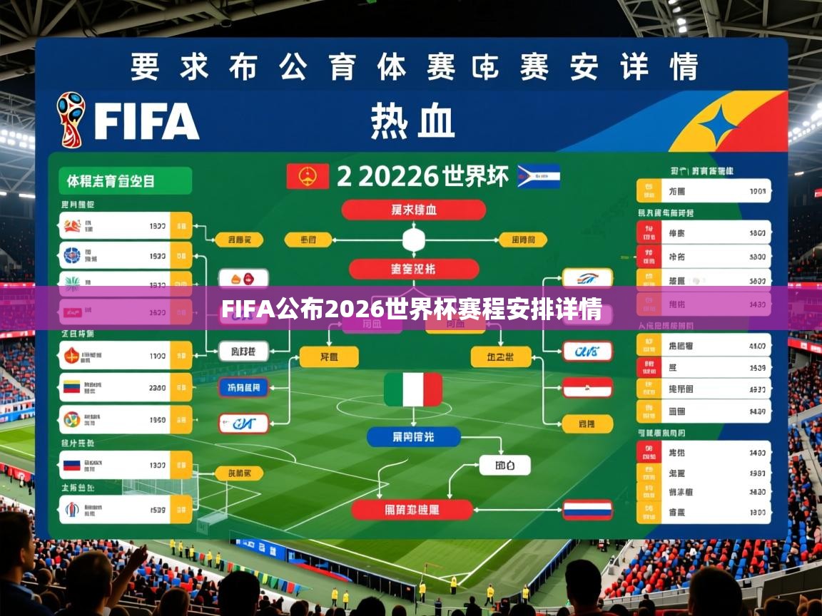2026九游娱乐官网FIFA公布2026世界杯赛程安排详情 第1张